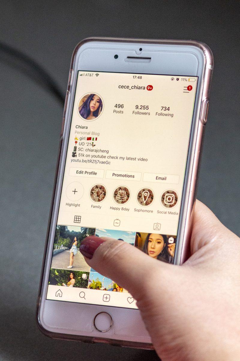 Chiara Cheng's social media presence spans both YouTube and Instagram. Photograph by Payton Bruni.&#160;