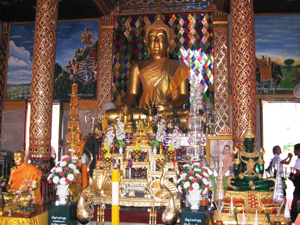 Located in a temple outside of Chiang Mai, the Buddha protects the town&#8217;s residents.