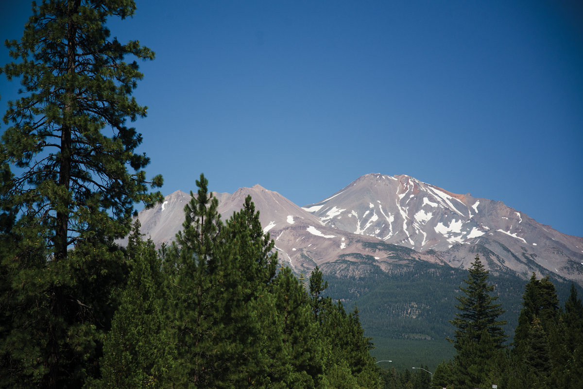 <p>Mount Shasta, part of the Cascade range in Nornthern California is considered a sacred destination for people from around the world. Spiritual people of every kind have flocked to the scenic hills for worship and refuge. Native Americans in the area believe it to be the center of creation, and new age followers believe it to be a source of mystical powers.</p>