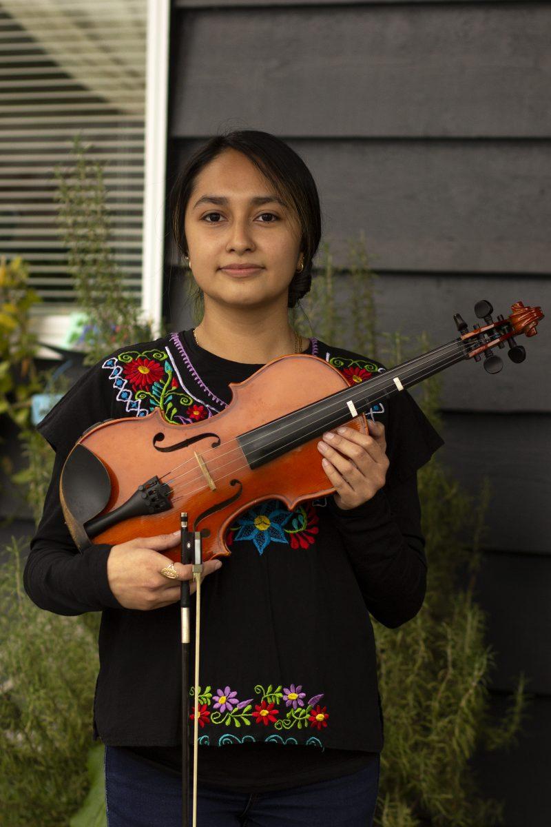 For Jennifer Ramirez Diaz, playing mariachi music allows her to connect with her Mexican heritage and culture. &#8220;Since we&#8217;ve been here my whole life, I never thought I would experience that or experience a little part of Mexico,&#8221; she says.