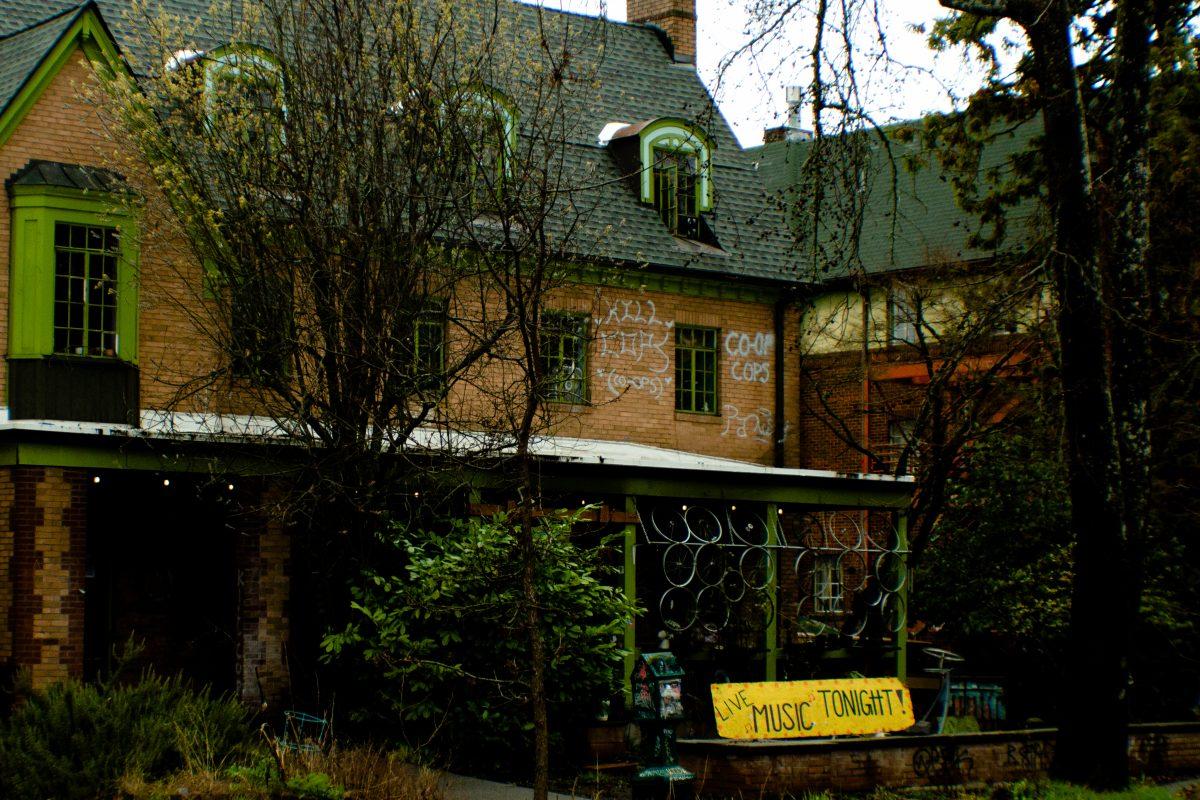 The Campbell Club and its neighbor, the Janet Smith, are landmark buildings on Alder Street.&#160;